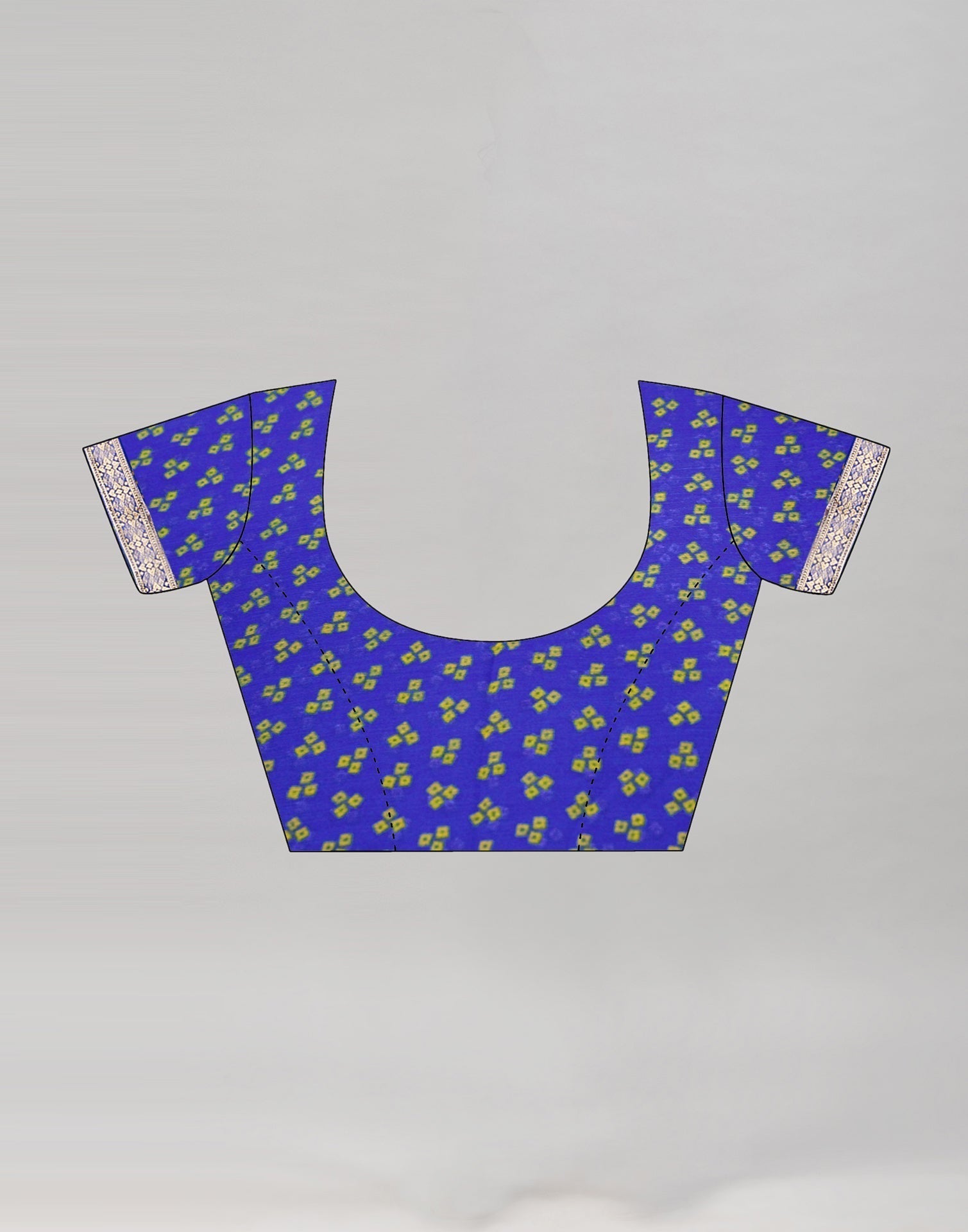 Blue Bandhani Printed Saree | Leemboodi