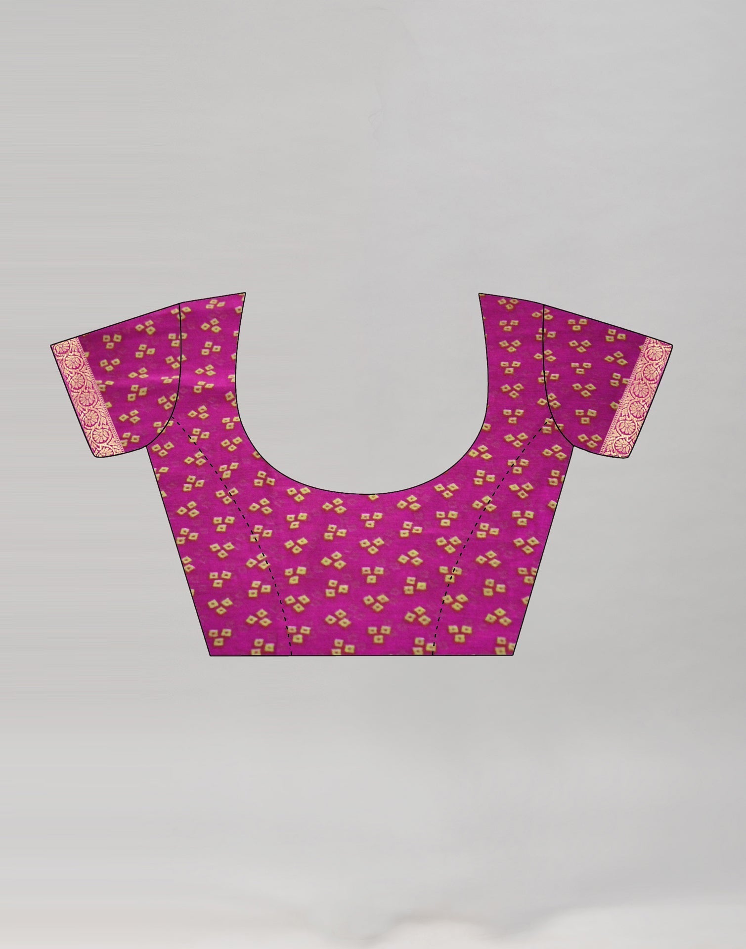 Orange Bandhani Printed Saree | Leemboodi