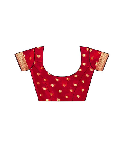 Navy Blue Coloured Cotton Silk Jacquard Partywear saree | Leemboodi