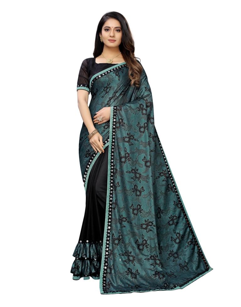 Black Sequenced Saree | Sudathi