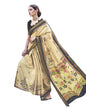 Beige Coloured Cotton Silk Printed Casual saree | Leemboodi