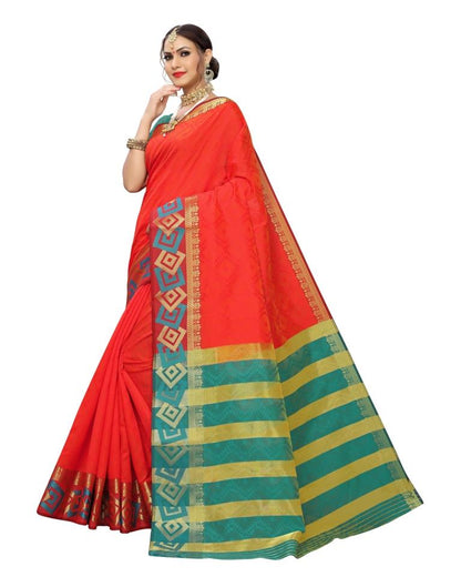 Blue Banarasi Chanderi Saree