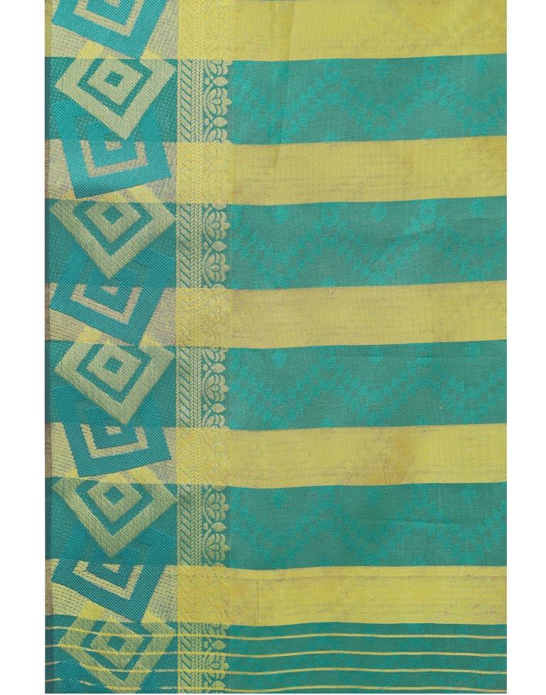 Blue Banarasi Chanderi Saree