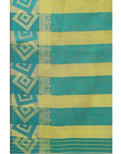 Blue Banarasi Chanderi Saree
