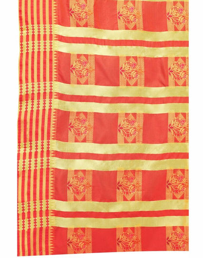 Yellow Coloured Poly Silk Jacquard Partywear saree | Leemboodi