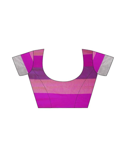 Pink Coloured Poly Silk Jacquard Partywear saree | Leemboodi