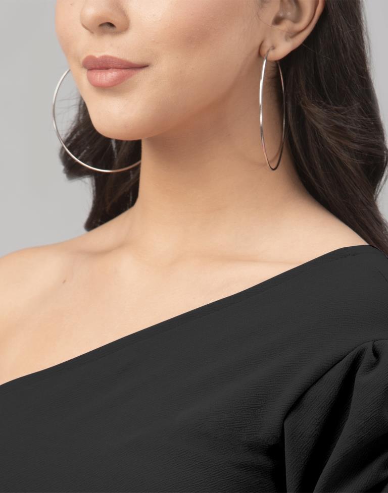 Exquisite Black Knitted  Dress | Sudathi