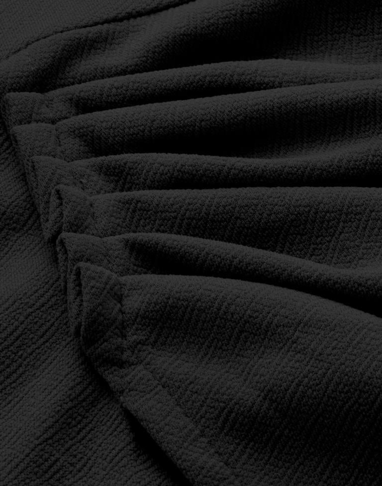 Exquisite Black Knitted  Dress | Sudathi
