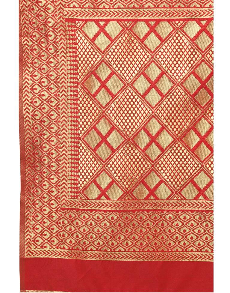 Red Banarasi Silk Saree