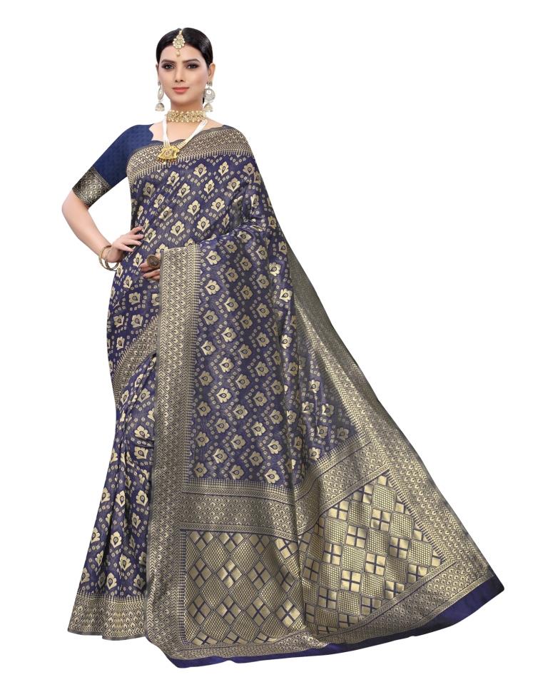 Blue Silk Saree | Sudathi