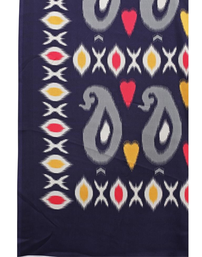 Orange Coloured Georgette Digital Printed Casual saree | Leemboodi