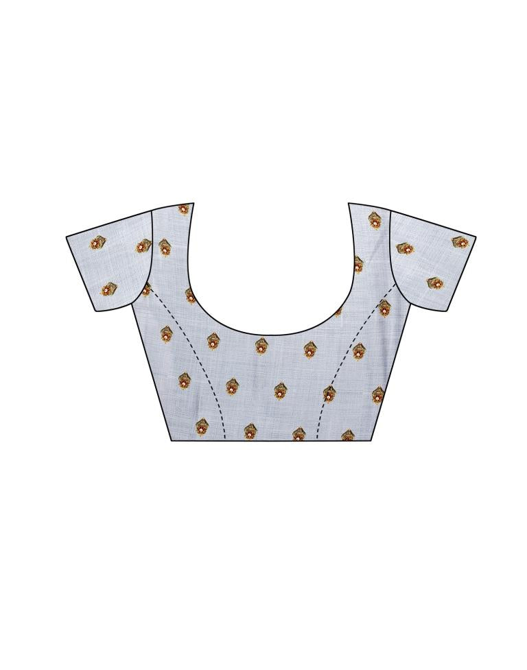 Orange Coloured Georgette Digital Printed Casual saree | Leemboodi