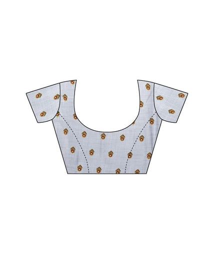 Orange Coloured Georgette Digital Printed Casual saree | Leemboodi