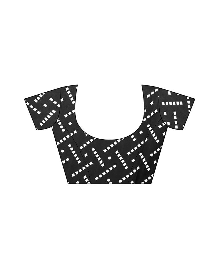 Cream Coloured Georgette Digital Printed Casual saree | Leemboodi