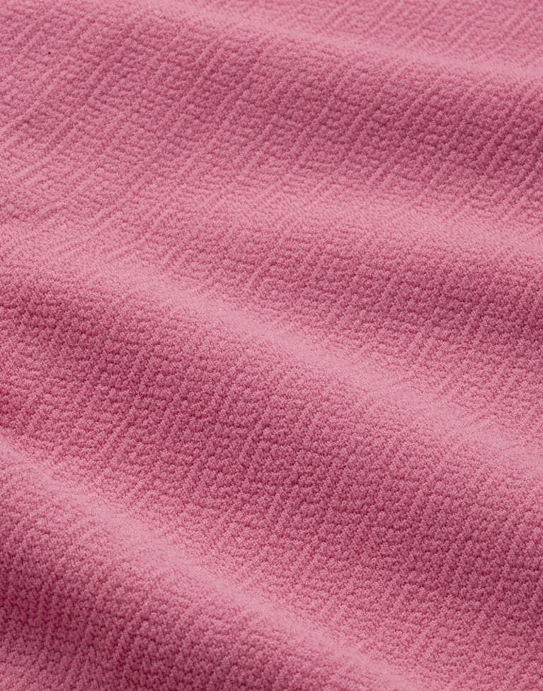 Contemporary Pink Coloured Knitted Lycra Tops | Sudathi