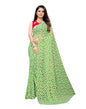 Lime Green Coloured Printed Georgette Saree | Sudathi