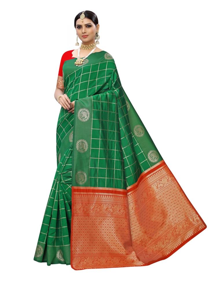Green Silk Saree | Sudathi