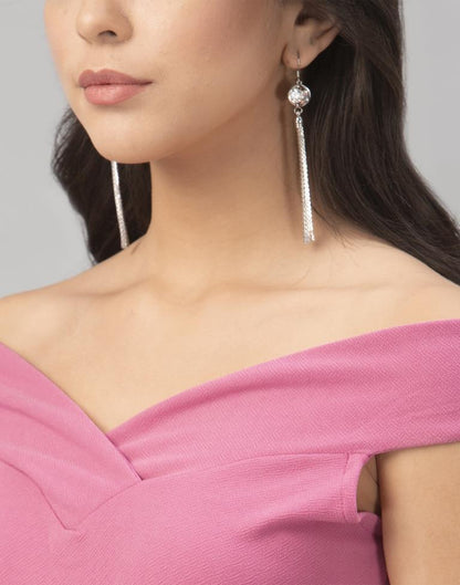 Pink Coloured Knitted Lycra Bodycon | Sudathi