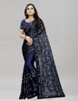 Blue Printed Saree | Leemboodi