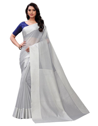 Grey Silk Saree | Sudathi