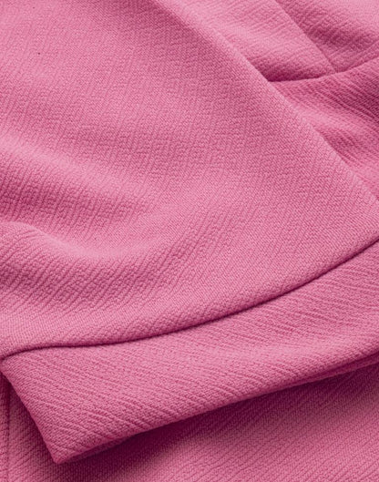 Imperial Pink Coloured Knitted Lycra Dress | Sudathi