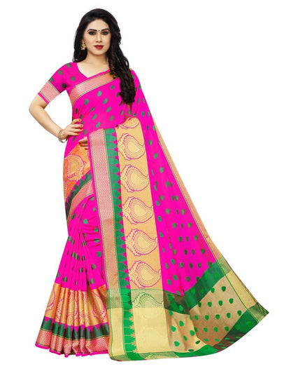 Pink Silk Saree | Sudathi