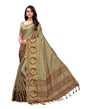 Beige Coloured Poly Silk Jacquard Partywear saree | Sudathi