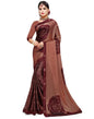 Mahogany Printed Saree | Leemboodi