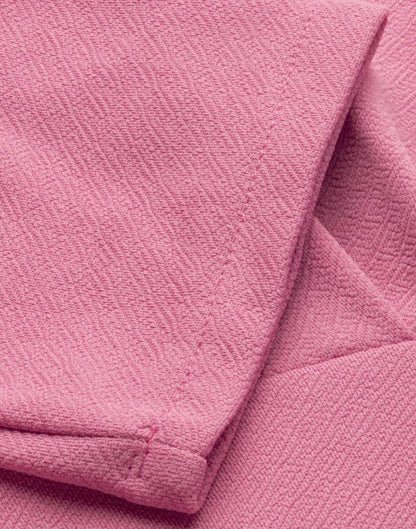 Standard Pink Coloured Knitted Lycra Dress | Sudathi