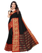 Black Coloured Poly Silk Jacquard Partywear saree | Leemboodi