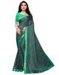 Light Sea Green Coloured Lycra Embellished Partywear saree | Sudathi