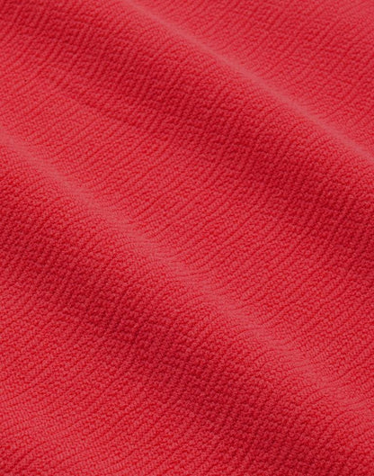 Impressive Red Coloured Knitted Lycra Dress | Sudathi