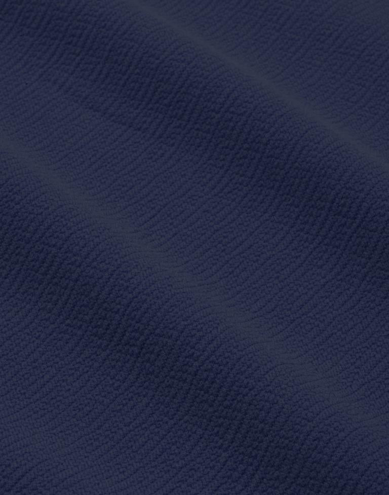 Peppy Navy Blue Coloured Knitted Lycra Dress | Sudathi