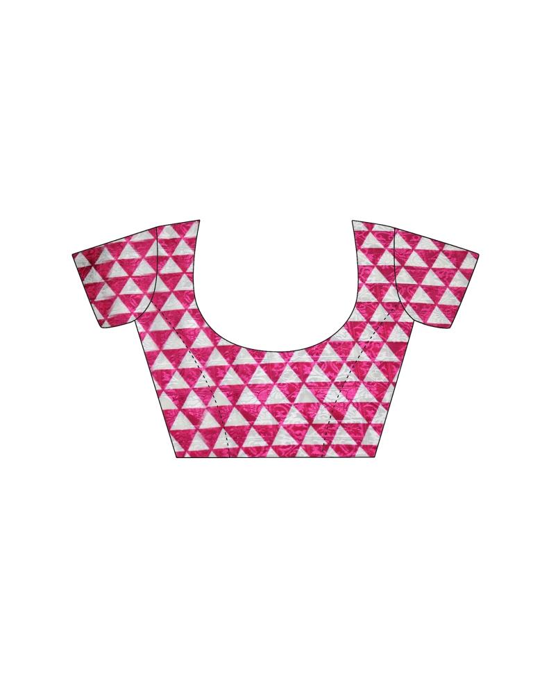 White Coloured Silk Crepe Embellished Partywear saree | Leemboodi