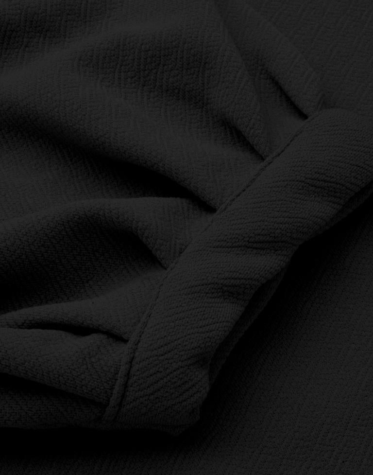 Modish Black Knitted Dress | Sudathi