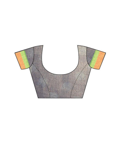 Chartreuse Yellow Coloured Silk Digital Printed Partywear saree | Sudathi