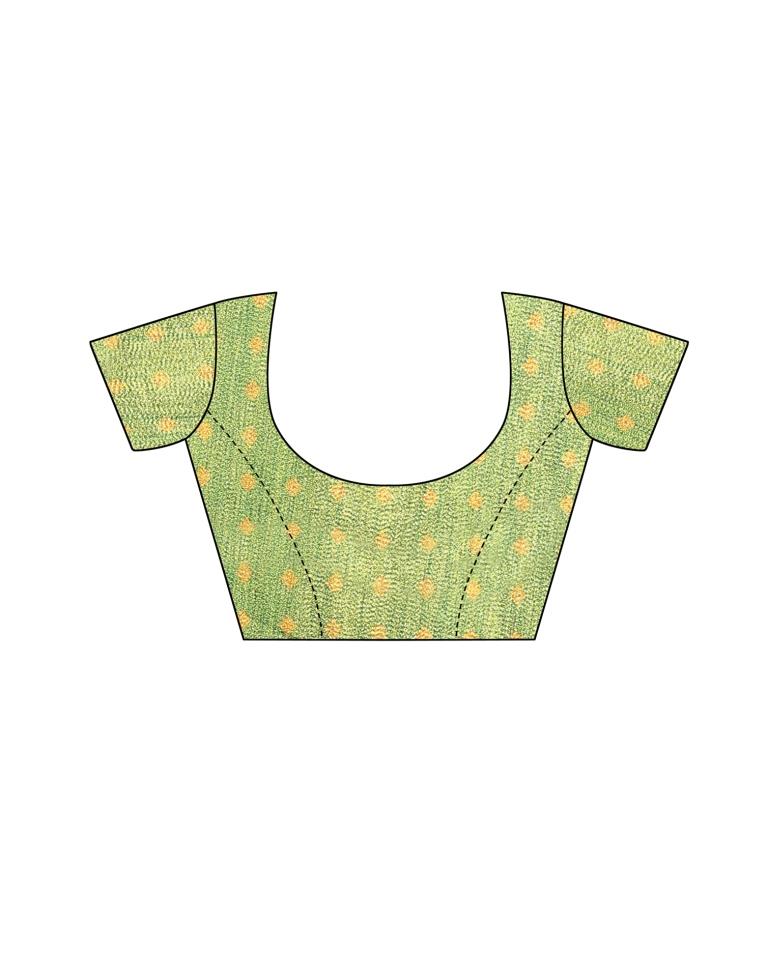 Spruce Blue Coloured Silk Blend Digital Printed Partywear saree | Sudathi