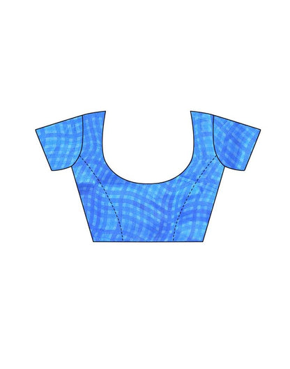 Green Printed Organza Saree