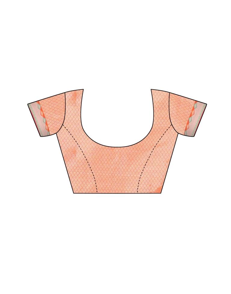 Pink Coloured Poly Silk Jacquard Partywear saree | Leemboodi