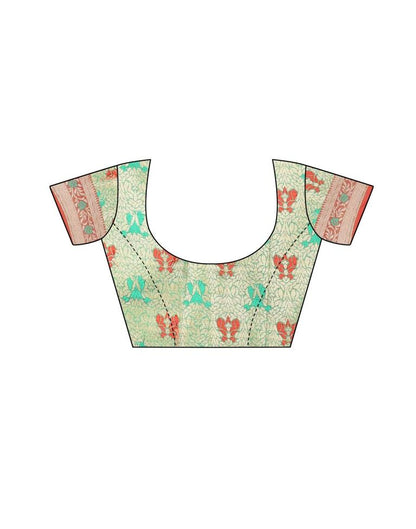 Pink Coloured Poly Silk Jacquard Partywear saree | Leemboodi