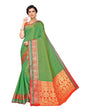Green Coloured Poly Silk Jacquard Partywear saree | Leemboodi