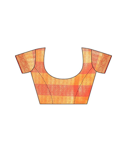 Red Coloured Poly Silk Jacquard Partywear saree | Leemboodi