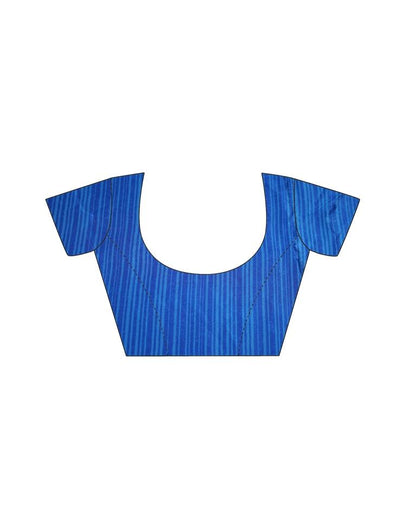 Grey Coloured Printed Silk Saree | Sudathi