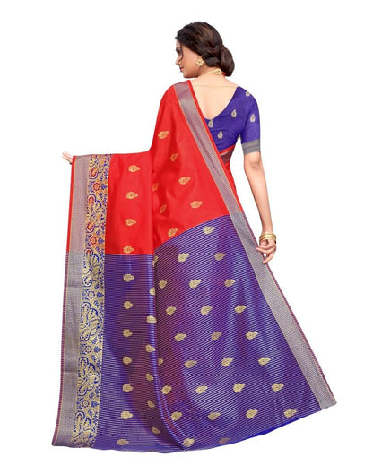 Red Banarasi Silk Saree