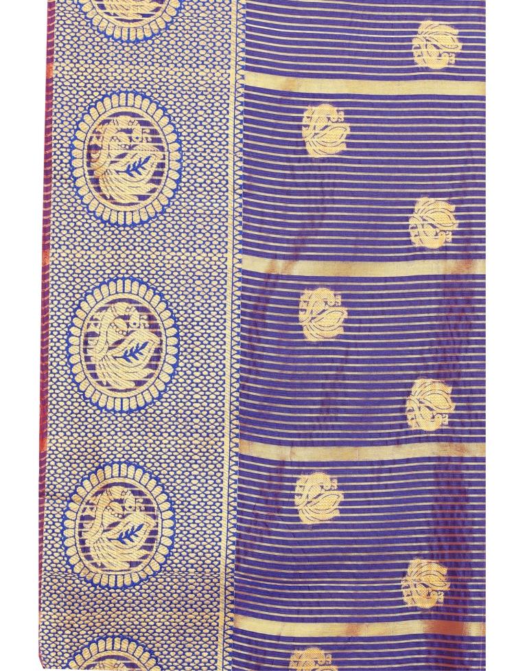 Red Coloured Poly Silk Jacquard Partywear saree | Sudathi