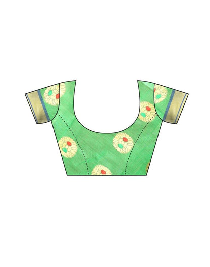 Orange Coloured Poly Silk Jacquard Partywear saree | Sudathi