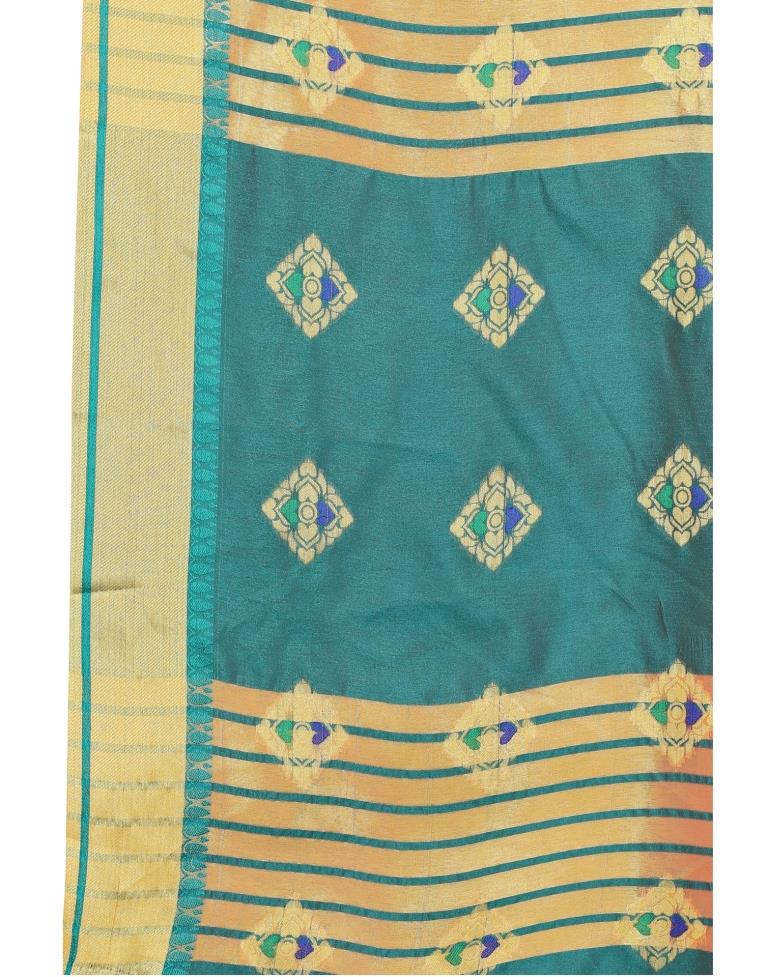 Red Coloured Poly Silk Jacquard Partywear saree | Sudathi