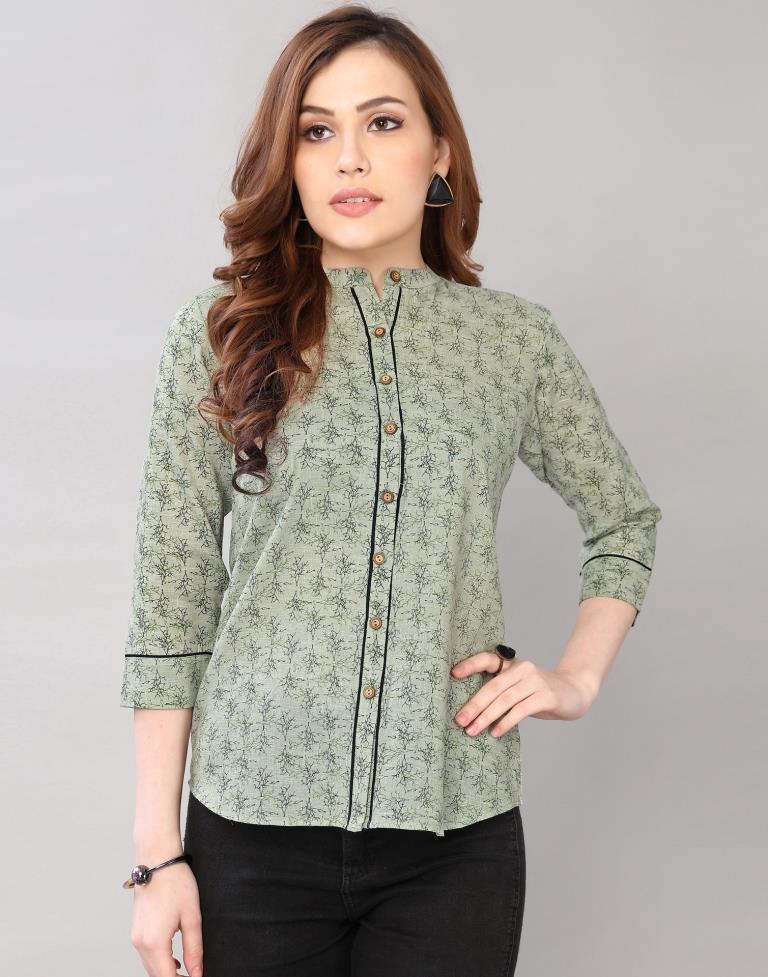 Mint Green Shirt | Sudathi