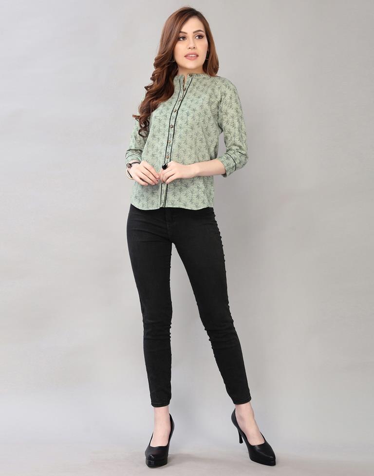 Mint Green Shirt | Sudathi