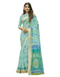 Sky Blue Cotton Saree | Leemboodi
